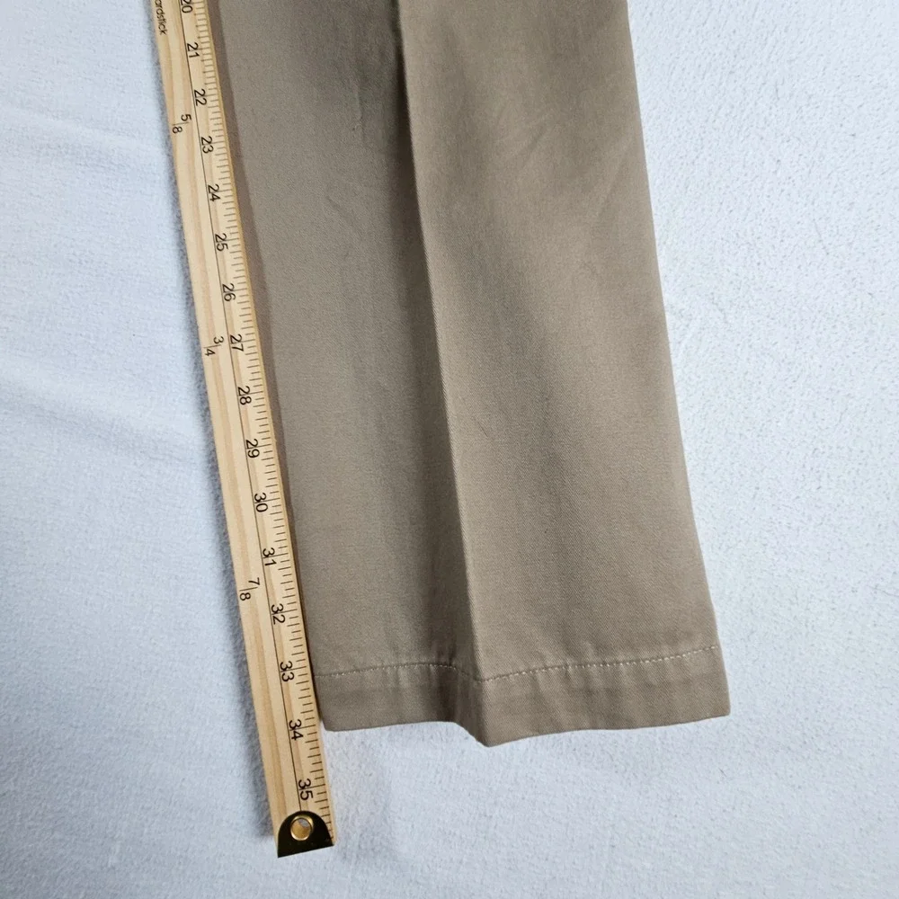 Dockers True Chino Pants Mens 34x34 Khaki D4 Relaxed Fit Pleated 406951024 NEW